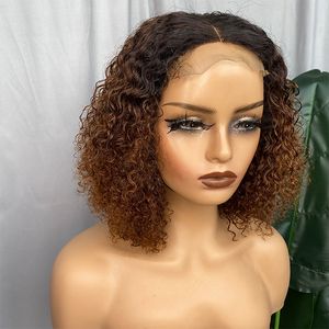 Toptan 100% bakire insan yüksek kalite hizalı manikür sınıf afro saç 12A satıcı örgü Brezilyalı dreadlocks # 1B 30 kinky kıvırcık peruk