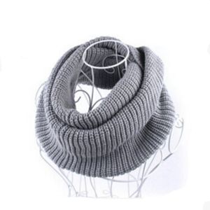 Женщины зимний теплый 2 круг кабельный вязаный каскал шеи длинный шарф шаль WJ003