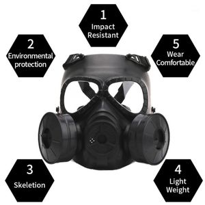 Taktik Hood 2021 Stil Gaz Maskesi Solunum CS Alan Ekipmanları için Yaratıcı Sahne Performans Prop Cosplay Koruma Cadılar Bayramı Evil1