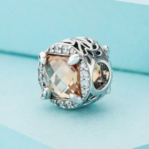 100% argento sterling 925 grani radianti di energia fascino perline si adatta a bracciali gioielli Pandora europei