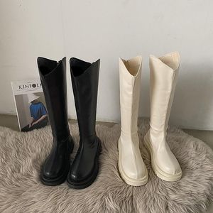 Uyluk Kadınlar Kauçuk Bot Seksi Yüksek Topuklu Kadın Ayakkabı Botları Kış Ayakkabı Tasarımcı Fermuar tıkanıkları Platf 5 -Women 5