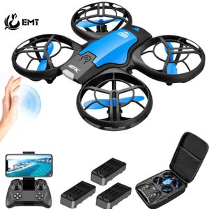 M9 Drone with 4K Camera for Adult Mini Induction Aircraft Kid Remote Control Plane Toy Infraed Hand Sensing Quadcopter Christmas Gift WIFI FPV Track Flight V8 3-1