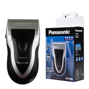 100% Orijinal Panasonic Elektrikli Tıraş Makinesi ESB383-S AA Pil Vücut Yıkama Desteği Islak ve Kuru Erkekler Elektrikli Razor P0817 için Tıraş