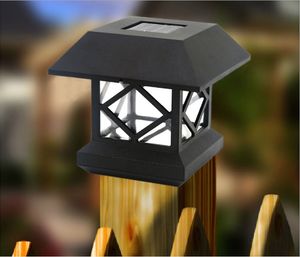 Светодиодная солнечная колонна настенный светильник Водонепроницаемый датчик на открытом воздухе Солнечные огни Стигма Светлые Виллы Сад Крыльцо Домашнее Ландшафтное освещение