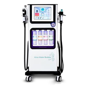 Büyük Güç Salonu 7in 1 Mikrodermabrazyon Hydro Yüz Makinesi Cilt Scrubber Yüz Germe Temizleme Çok İşlevli Siyah Nokta Temizleme Vakum Ekipmanları Kliniği Kullanımı