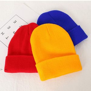 Сплошной цвет взрослых вязание шляпы вязание досуг шапка студент утолщение держать теплый открытый шанс весна зима защищать ухо поставки RRF11053
