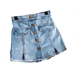 Jeans Shorts Für Mädchen Kleinkind Kind Baby Kleidung Sommer Hohe Taille Denim Rock Elegante Mode Streetwear Hosen