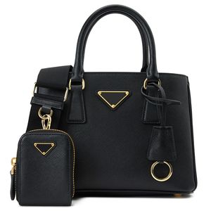 Moda Mulheres Sacos Ombro Triângulo Logo Genuine Leather Senhora Tote Bolsas Presbypic Bolsa Mensageiro Saco Crossbody