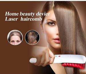 Новые технологии Уход за волосами Безопасный Электрический 650 нм Нижний уровень Диодные Лазерные Волос Волос Лазер / Волос Лазерная расческа для роста волос