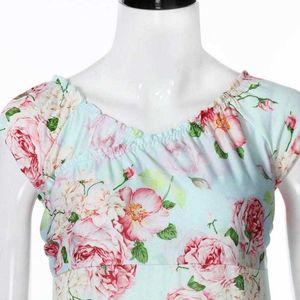Fotoğraf Çekimi için Büyük Hamile Elbiseler Uzun Gevşek Kısa Kollu V Yaka Çiçek Desen 2021 Kadın Elbiseler Annelik Giysileri Y0924
