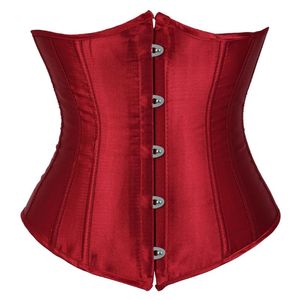 Bustiers Korseler Korse Mujer Sexy Lingerie Underbust Overbust Tops Siyah / Beyaz / Kırmızı / Yeşil / Mavi Kadınlar Çıplak Top Bodi Shaper