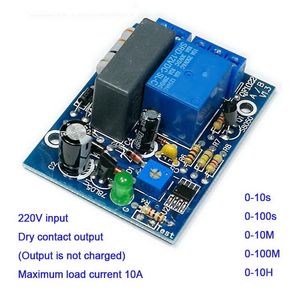 Таймеры 220V Таймер ретрансляционный вход/выходной переключатель модуля выхода автоматический отключение закрытие сухого контакта