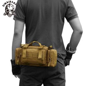 SIGNAIRSOFT Открытый пакет Molle Bags 3 Функции Ультра-Светлый Солдат Рыболовные Пешие прогулки Сумка Heavy Heavy Duty Carrier Q0721