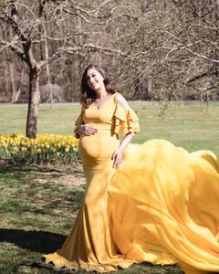 Elegante fotografia de maternidade sem ameia adereços vestido longo para mulheres grávidas fantasia vestido de gravidez maxi vestido foto shoot