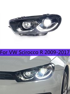 VW Scirocco R LED farlar 2009-17 DRL+Bi Xemom Lens Dönüş Sinyali Facelift