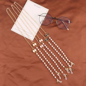 Sunglasses Masking Chains For Women Acrylic Pearl Crystal Eyeglasses Chains Lanyard Glass 2022 New Fashion Jewelry