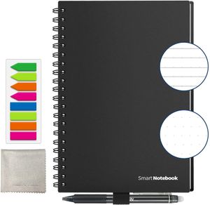 NEWYES A5 B5 Smart Wiederverwendbare Löschbaren Notebook Papier Mikrowelle Welle Wolke Notizblock Gefüttert Mit Stift Dropshipping Anpassen Kinder Geschenk