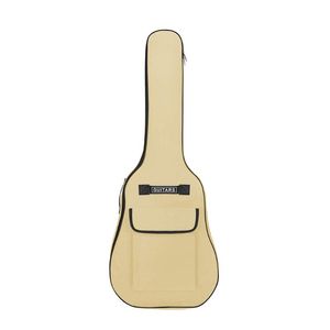 Saklama Poşetleri Gitar Çanta yastıklı Su geçirmez çift sapanlar Kılıf 40 41 İnç 600D Oxford 5 Mm Akustik Gig için Gitarlar