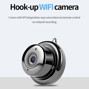 V380 IP Kamera Mini HD 1080P Akıllı Ev Güvenliği Kablosuz CCTV CAM Kızılötesi Gece Görme Hareket Algılama İç Mekan Dış Mekan Surveriance