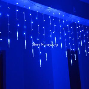 Dizeler Luminaria Dekorasyon Çelenk 8m 48 ICICLE LED String Fairy Lights 192 SMD Buz Bar perdesi Chirstmas Party Düğün