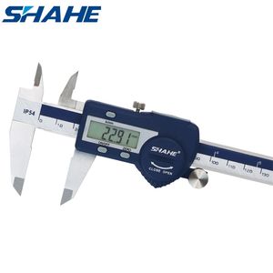 SHAHE Hardened Stainless Steel 0-150 mm Digital Caliper Messschieber Electronic Vernier Micrometro 210810