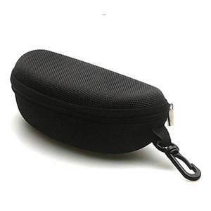 Чехол для солнцезащитных очков и очков - прочный, жесткий держатель для очков из ЭВА на молнии с зажимом для рюкзака для мужчин, женщин или детей