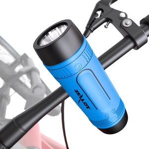 Оригинальный Zealot S1 Bluetooth-динамик Открытый велосипед громкоговоритель для велосипедов Портативные водонепроницаемые беспроводные динамики Поддержка TF Card Flashlight Bike Mount Power Bank для телефона