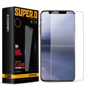 Eseekgo Screen Protector для iPhone 13 12 11 Pro XS MAX XR Super.D Чистое закаленное стекло Высокое качество 9H фильма с бумажной коробкой