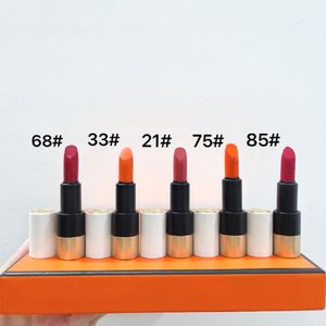 Drop Shipping Luxury Brand lipstick Set 5-Pieces TOP Quality Satin lipstick Rouge Matte lipsticks Made in Italy 1.5g