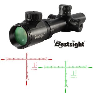 Bestsight 2.5-8x24 Görüş Av Kapsamları Yan Odak PARAX AYAR KESMEK SESLİFİ KAPSAMI Taktik Optik manzaraları