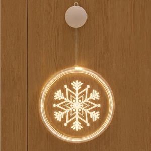 Luci notturne rotonde a LED decorative 3D natalizie Lampada a sospensione per decorazioni per la casa per feste di compleanno