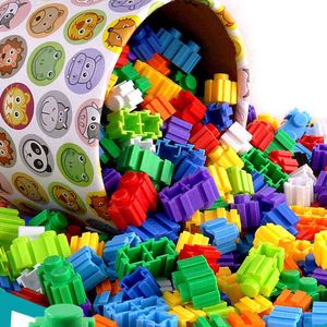 500/1000Pcs Micro Diamond Building Blocks 8*8mm DIY Creative Small Bricks Model Figures Educational Toys For Children Kids Gifts Y1130