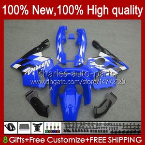 Fairings para Kawasaki Ninja Factory Blue ZX 6R 636 600cc 600 CC ZX-636 ZX6R 94 95 96 97 Bodywork 50HC.33 ZX636 ZX-6R 94-97 ZX600C ZX600 ZX 6 R 1994 1997 Kit Bodys
