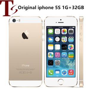 Оригинальный разблокированный Apple iPhone 5 5S смартфон iOS IOS 4.0 '' 16 ГБ/32 ГБ/64 ГБ ПЗУ WiFi GPS 8MP Touch ID Отпечатка пальца 4G LTE Мобильный телефон