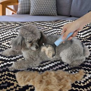 Güzellik Araçları Pet Epilasyon Tarak Köpekler Için Kedi Detangler Kürk Kırpma Dematting Deshedding Fırça Bakım Aracı