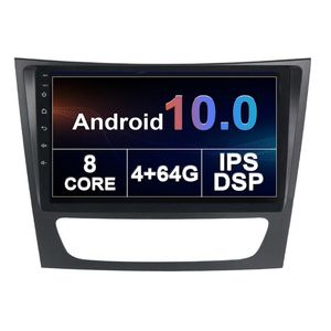 Автомобильный DVD-плеер MP3 MP3 Stereo Radio BT Музыка для Benz E W211 2005-2010 DSP IPS экран 10-дюймовый MP5 2Din поддерживает камеру заднего вида 1080P видео OBD2