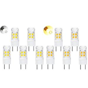 Altri tubi lampadine di illuminazione Led G8 Light Light Bulb, GY8.6 LED BASE BI-PIN, NON Dimmable T4 Xenon JCD Tipo 120V (5-Pack) (G8 3W)