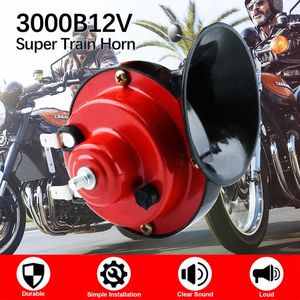 2pcs 300db 12v araba boynuzu yüksek basınç klaxon hoparlörler su geçirmez salyangoz ağlama hava boynuzu elektrikli araç lownnes araba motosiklet