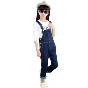 Jumpsuits Girl Denim Romper Boys Jumpsuit Teenage Girls Clothing Outfit Infant Big Solid Overall