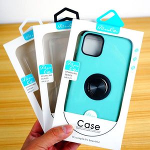 Экологически чистая белая бумага пакета для iPhone 13 12 Pro Max 8 7 Plus Case Cover Retail Discover увеличивает упаковку продаж