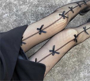 Tayt Sıcak Sexy Lingerie Kadınlar Samimi Seksi Iç Çamaşırı Siyah Yay Çorap Netleştirme Seksi Kostümleri Sıcak Külotlu Çorap Tayt Hortum