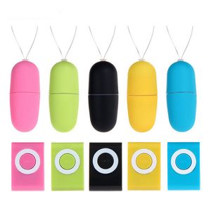 Portable Wireless Sex Egg Waterproof MP3 Style Vibrators Remote Control Women Vibrating Eggs Body Massager Toys Adult Products