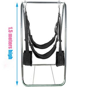 Universal Sexy Balanço Quadro Landing Hanging Hammock Cadeira De Metal Stand Rack Holder Position Mobiliário de almofada para casais
