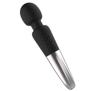 Nxy Sex Products Products Личная мощная вибричная палочка Massager с 20 магическими модами вибрации Whisper Тихое водонепроницаемое ручное обратное массаж тела0210