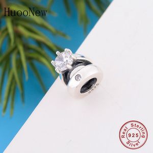 Fit Orijinal Pandora Charm Bilezik 925 Ayar Gümüş Yüzükler Şekil Zirkonya Boncuk Kadınlar için Düğün Yaz Berloque 2020 Q0531