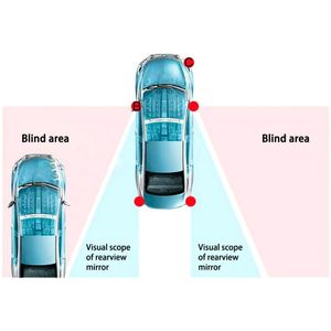 Câmeras de visão traseira do carro Sensores de estacionamento Sistema de monitoramento de ponto cego Sensor ultrassônico Distância Assist Lane Changing2278