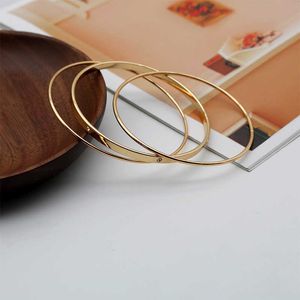 Браслеты набор браслетов для женщин геометрические моды ювелирные изделия закрыты золотые аксессуары подарки хрустальные стеклянные камни Bangle 202137 Q0719