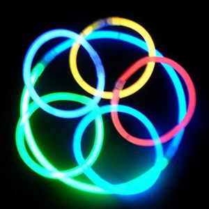 20 см Multi Color Glow Stick браслет ожерелья неоновая вечеринка светодиодный мигающий свет палочка новинка игрушка вокальный концерт вспышка