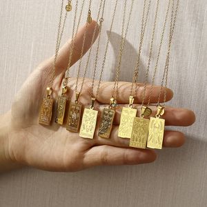 Doze colares de tar￴ do signo do zod￭aco LEO C￢ncer de c￢ncer de charme sinalizador de estrela Charcker Astrology Colares for Women Fashion Jewelry Will e Sandy