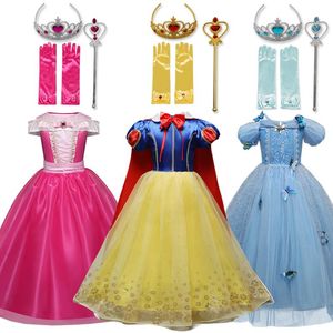 Kız Elbiseleri Kızlar Prenses Kostüm Çocuklar için Cadılar Bayramı Partisi Cosplay Giydir Çocuk Kılık Fille